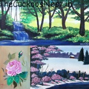 Acrylic Artwork - The Cuckoo's Nest - A collection of paintings by Akanksha done using acrylic colours.
