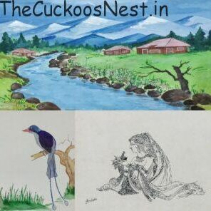 Infant Artwork - The Cuckoo's Nest - Paintings of 10 year old Akanksha